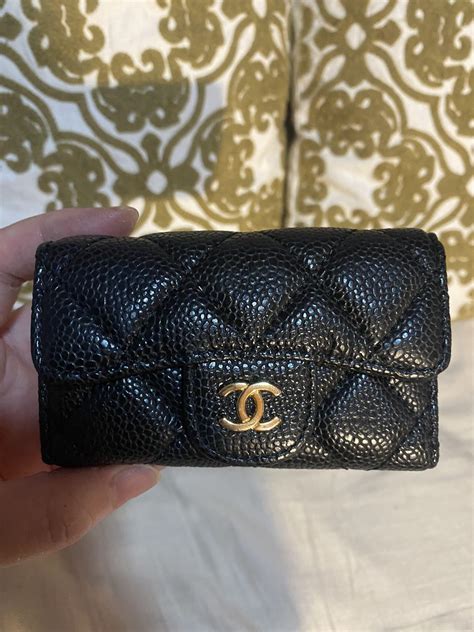 chanel card and key holder|Chanel key holder wallet.